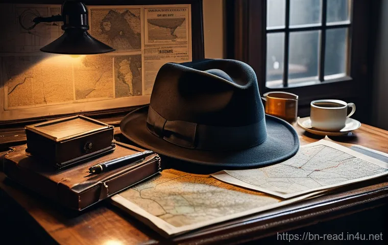 미스터리 소설 추천 - Prompt 1: The Urban Detective's Desk**